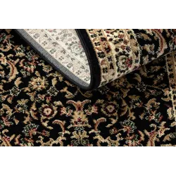 Perfect for living rooms or bedrooms, black ROYAL ADR rug