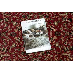 Stylish burgundy hallway rug ROYAL ADR 1745, perfect for corridors