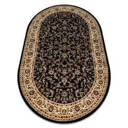 ROYAL ADR Black Polypropylene Rug 100x180 cm
