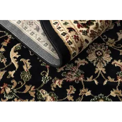 ROYAL ADR black rug, ideal for garden or terrace use