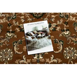 Brown oval rug ROYAL ADR, elegant addition for the living room