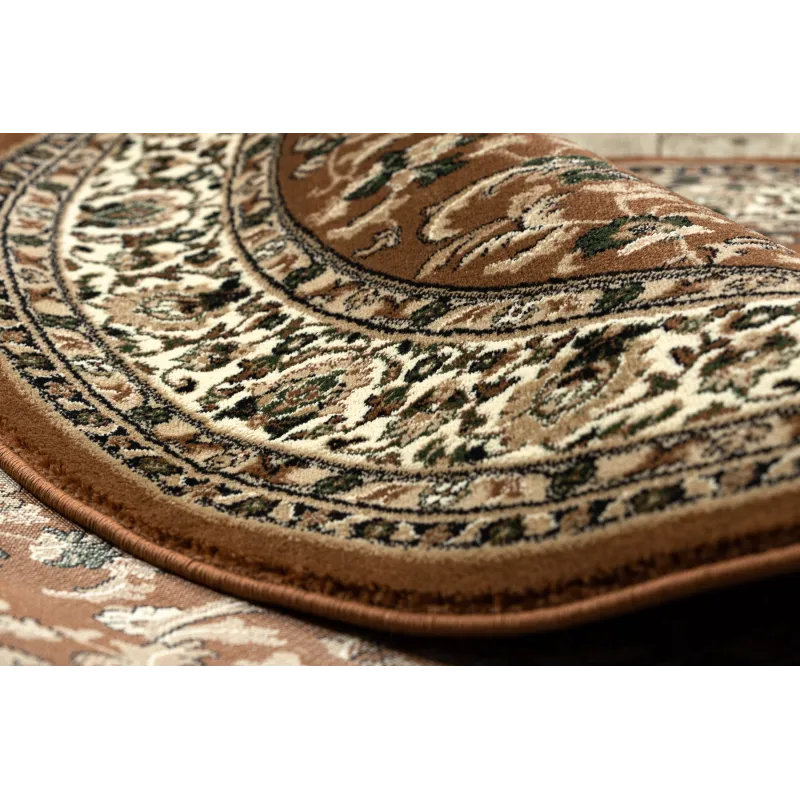 ROYAL ADR oval rug, brown color, perfect for the garden