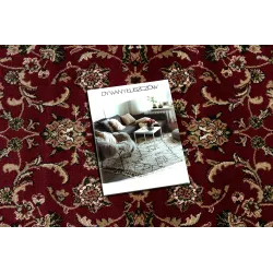 Burgundy ROYAL ADR oval rug, stylish addition to home decor