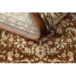 ROYAL ADR oval rug, brown with texture, perfect for living rooms