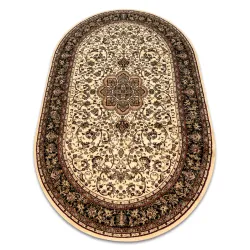 ROYAL ADR Oval Rug 200x290 cm Caramel