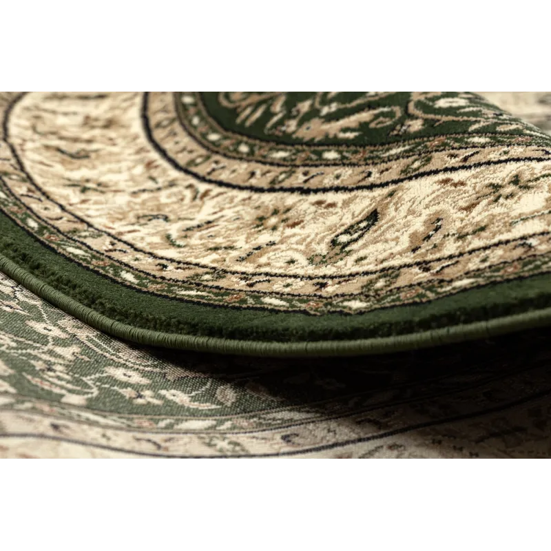 Green ROYAL ADR rug, perfect for living room, classic design