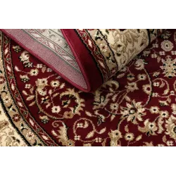 ROYAL ADR burgundy rug, perfect for garden or terrace use