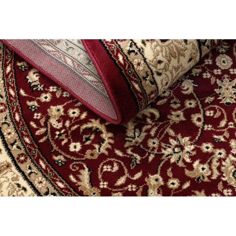 ROYAL ADR burgundy rug, perfect for garden or terrace use