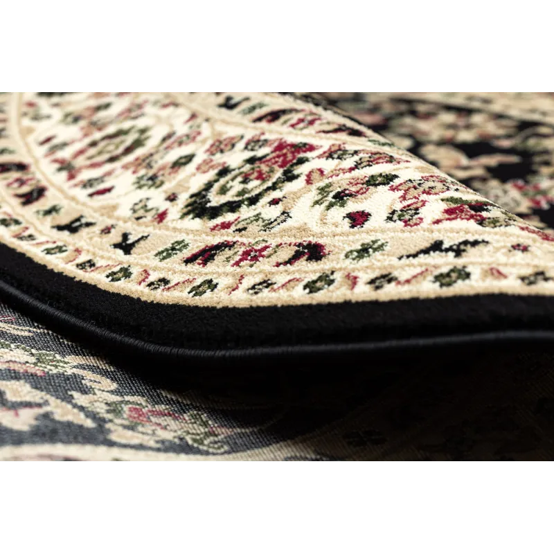 Black ROYAL ADR rug, perfect for the bedroom or garden