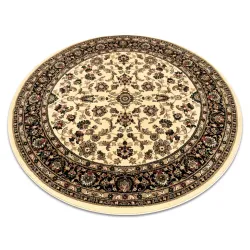 ROYAL ADR Round Rug 120cm Caramel Polypropylene