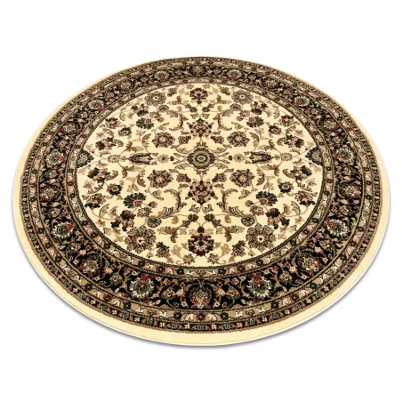 ROYAL ADR Round Rug 120cm caramel made of polypropylene classic style