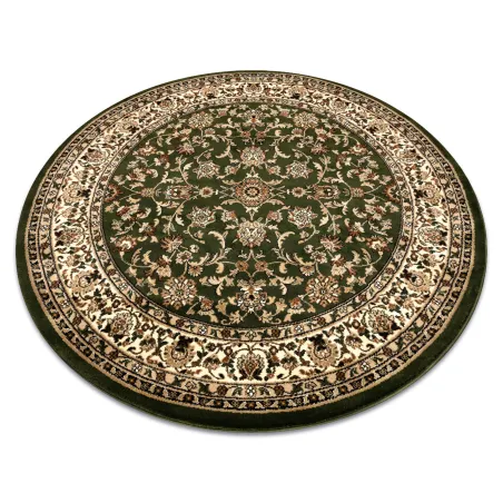 ROYAL ADR round rug in green, classic carpet for home decor