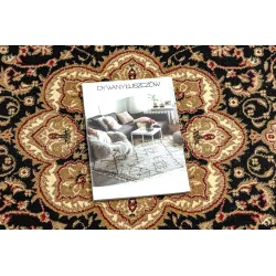 Black ROYAL ADR Round Rug, stylish addition for living room decor