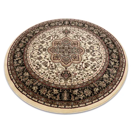 ROYAL ADR round rug in caramel color, classic carpet