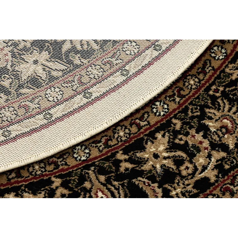 ROYAL ADR round rug made of soft material, caramel color