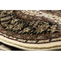 ROYAL ADR round rug perfect for living room, caramel color