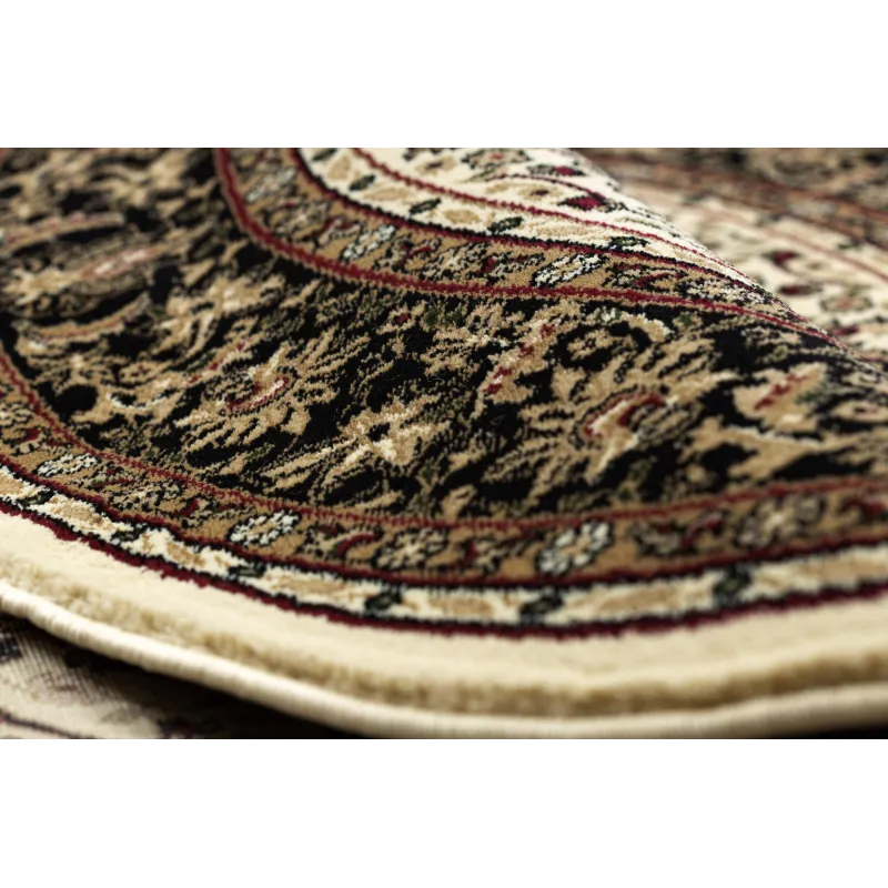 ROYAL ADR round rug perfect for living room, caramel color