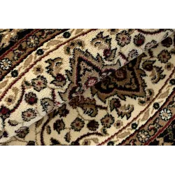 ROYAL ADR round rug for bedroom, in caramel shade
