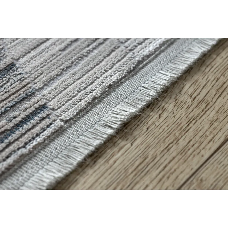 Modern REBEC rug with soft pile, navy color, great for bedrooms
