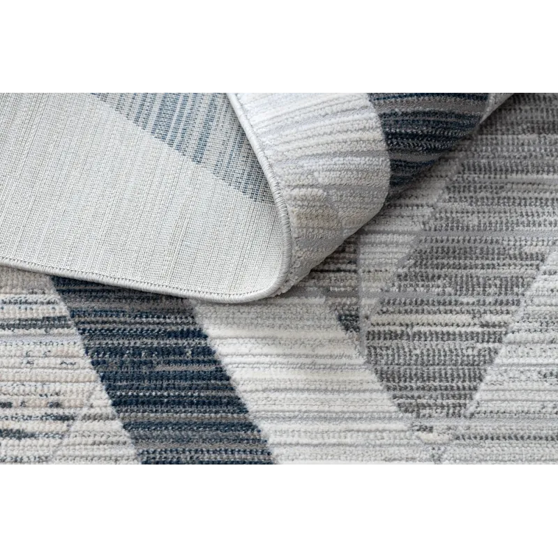 Modern REBEC outdoor rug in navy, weather-resistant for gardens