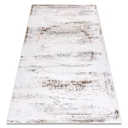 VALENCIA 9986 Acrylic Rug Ornament, Frame, Distressed, Vintage Ivory