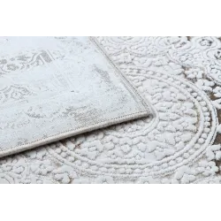 Acrylic Rug VALENCIA 9986 Ornament Frame Vintage Ivory