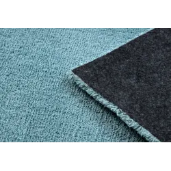 LATIO 71351099 turquoise rug, soft and pleasant to the touch