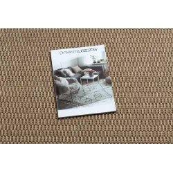 Beige boho rug made of sisal, great for living rooms