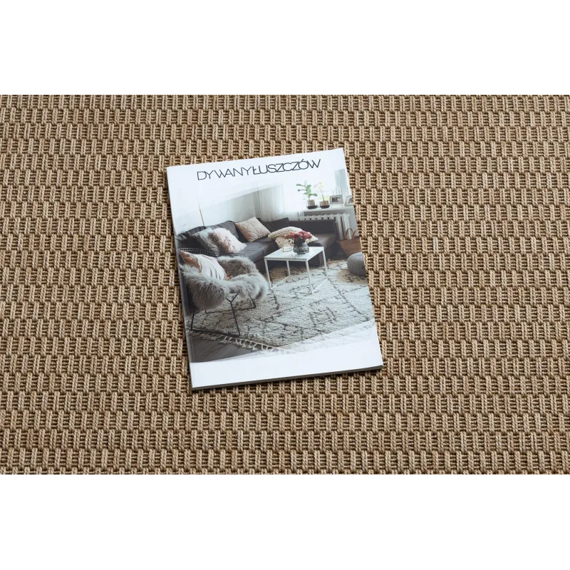 Beige boho rug made of sisal, great for living rooms