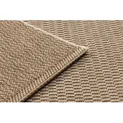Durable and stylish beige sisal boho rug for home interiors