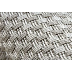 Stylish beige sisal rug, suitable for kids' room or office