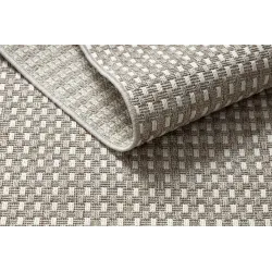 Boho style sisal rug, beige, perfect for gardens or patios