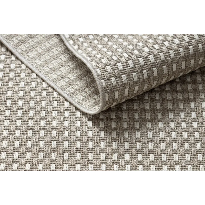 Boho style sisal rug, beige, perfect for gardens or patios