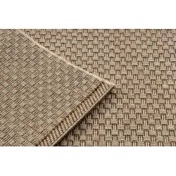Natural textured sisal rug, boho style, ideal for living room