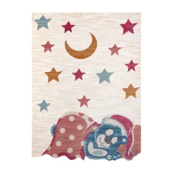 Children's Rug TOYS 75323 Teddy Bear Cream