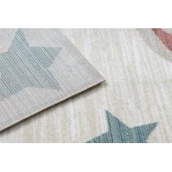 Children's rug with irregular shape, stylish, perfect for playtime for kids