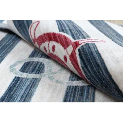 Anchor-shaped children's rug, perfect for outdoor or kids' rooms