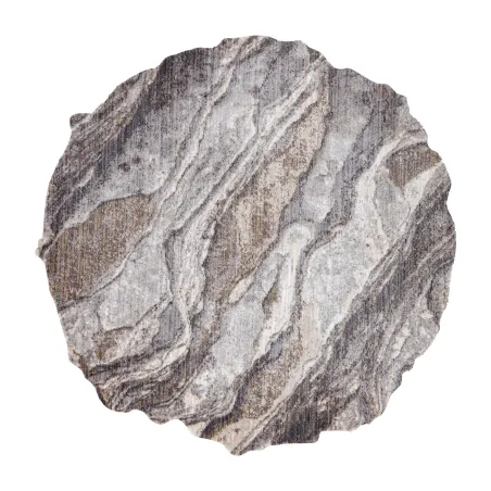 TINE 75313C Stone Rug in dark grey and light grey, modern design for stylish interiors