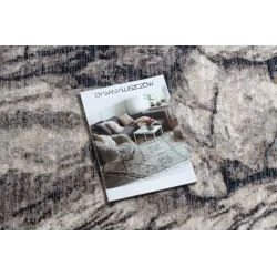 Stylish TINE 75417B rug in cream and grey, perfect for modern interiors