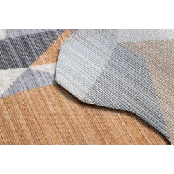 TINE 75419A Mosaic Rug - contemporary rug with irregular shape