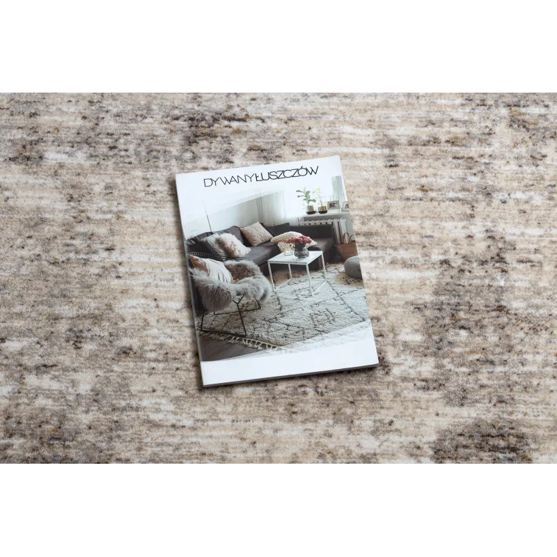 Modern rug in shades of grey and navy, elegant style, classic carpets