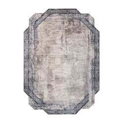 TINE 75425A Frame Vintage Rug Gray