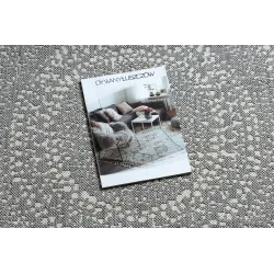 Round Sisal Rope Flat Rug 120cm Grey