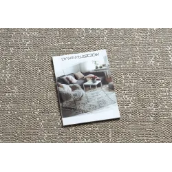 Boho sisal carpet in beige, a great addition to your living room