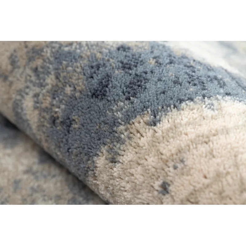 NAIN Wool Vintage Rug Beige Navy