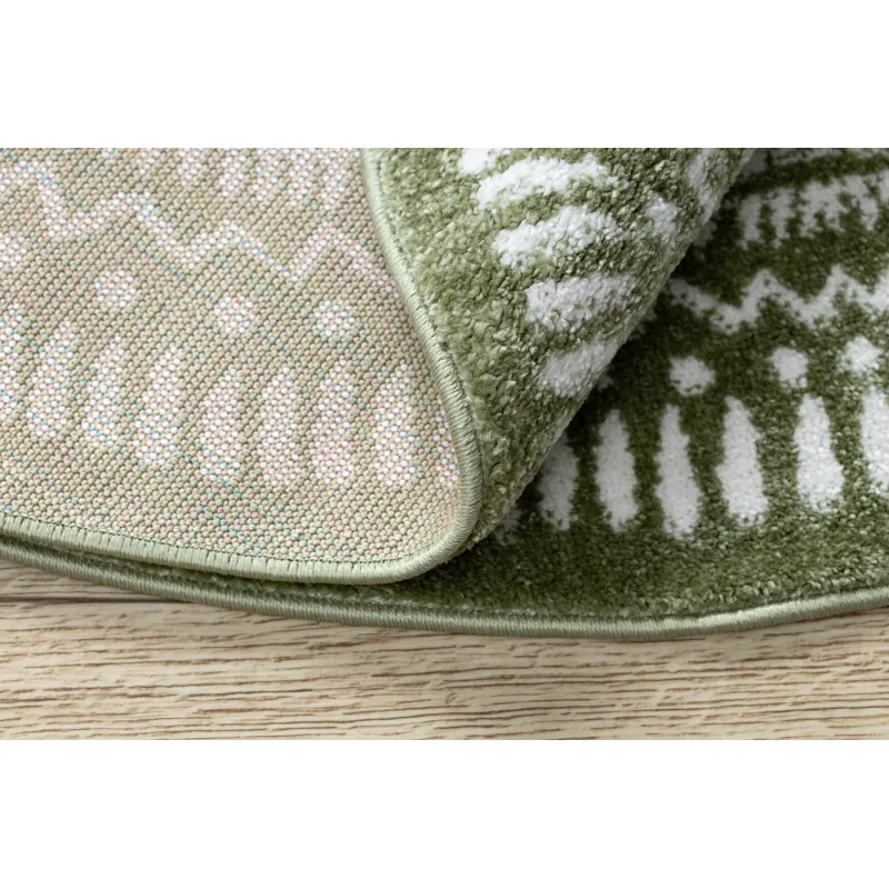 Green FUN Napkin rug, perfect for garden or terrace