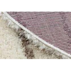 FLUFFY 2371 Round Striped Shaggy Rug