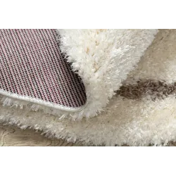 FLUFFY 2373 Round Trellis Shaggy Rug