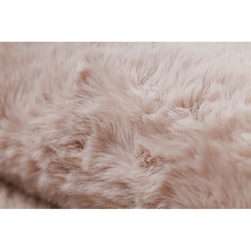 SHAPE 3105 Heart Shaggy Rug Blush Pink