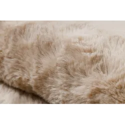 SHAPE 3105 Heart Shaggy Rug Beige